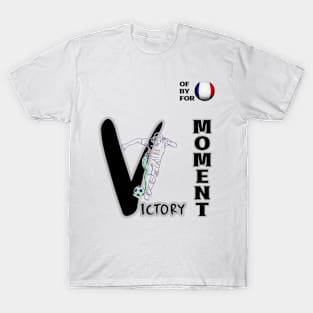 Dynamic France Football Player Pose V2-2 T-Shirt